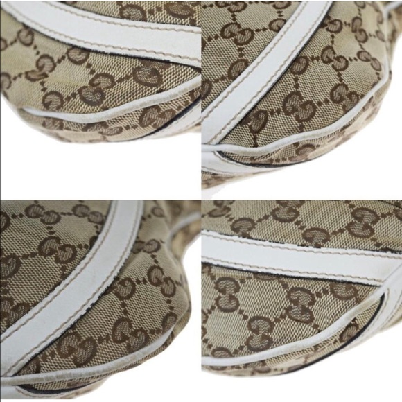 Authentic Gucci monogram canvas shoulder bag - Picture 6 of 12